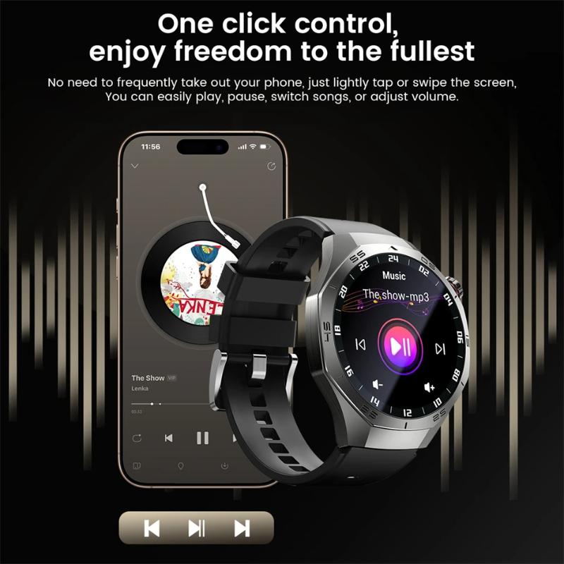 New Smart Watch Men NFC HD AMOLED Screen GPS Motion Trajectory Heart Rate Bluetooth Call Sports Smart Watch IP68 Wireless Charging