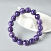 Натуральный высококачественный эластичный браслет с аметистом, браслет с рисунком дракона, аметист, нефрит, браслет для мужчин и женщин, модные подарки для пар