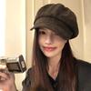 Женская бархатная восьмиугольная кепка Newsboy в корейском стиле — ретро и элегантный берет на осень/зиму