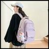 School Bag High Value Junior High School Large Capacity School Bag Female High School College Student Niche Backpack Simple Versatile Computer Bag