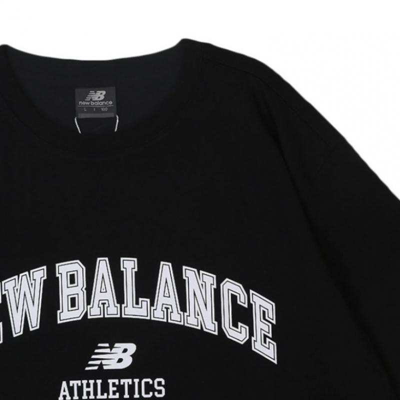 New Balance Half Club Uni Arch Logo Short Sleeve Tee Semi Overfit Nbnefco213 19 Short Sleeve