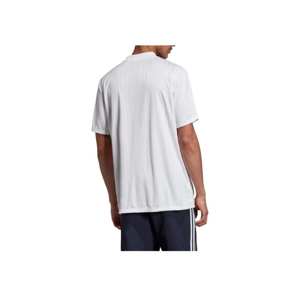 Adidas Футболка с круглым вырезом Originals Trefoil Outline из джерси с круглым вырезом для мужчин, белая ED4684