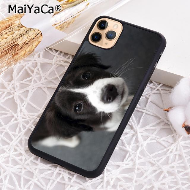 Красивый Забавный Бордер-колли Щенки Чехол для Телефона Для iPhone 17 Air 16 15 14 plus 12 13 pro max coque