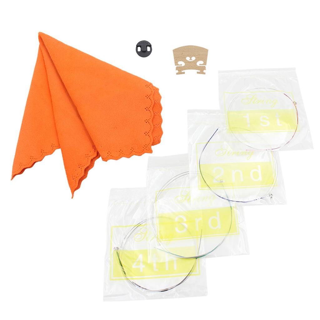 4 в 1 скрипичные струны резиновые сурдины кленовый деревянный подставка салфетка для чистки аксессуары набор