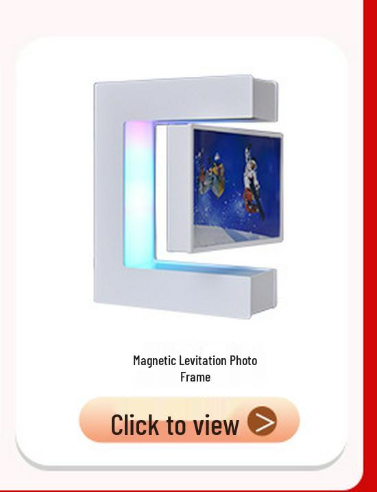 Cross-Border Luminous Levitation Photo Frame - Creative Home Craft Ornament for Birthdays & Weddings