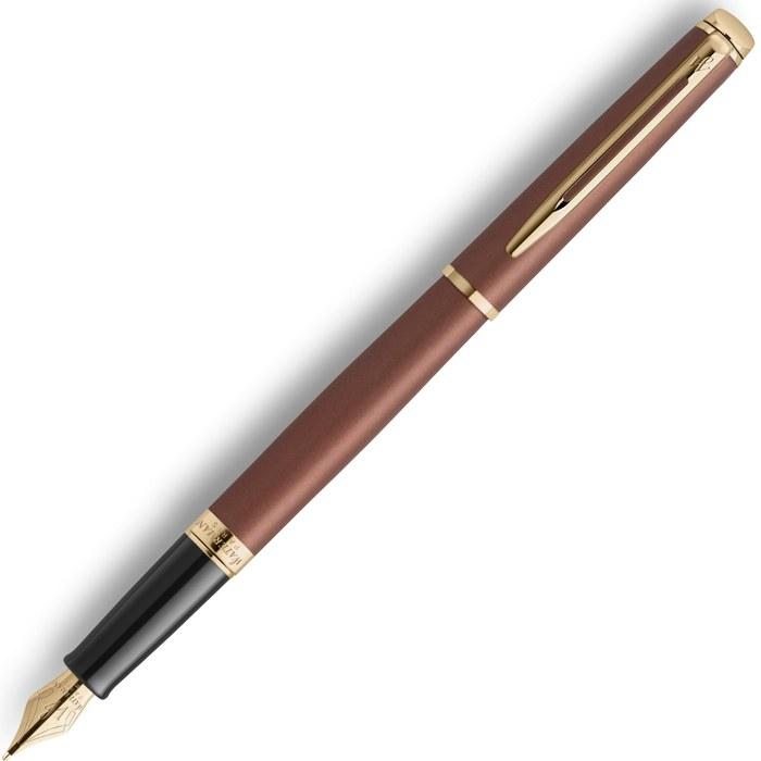 WATERMAN Metropolitan Essential Fountain Pen (Copper Red GT, Fine Nib) Gift Boxed
