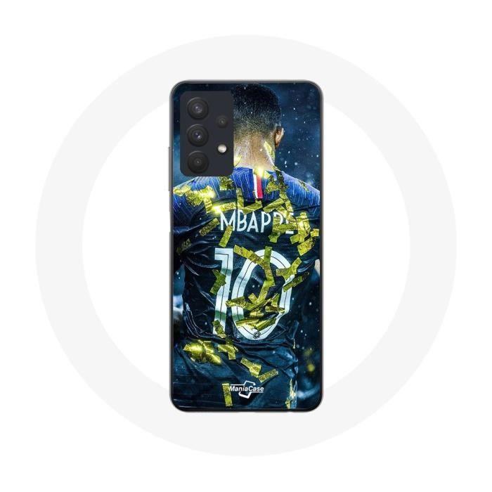 Coque - Mbappé - Samsung Galaxy A32 5G - Souple - Blanc - Motif Foot