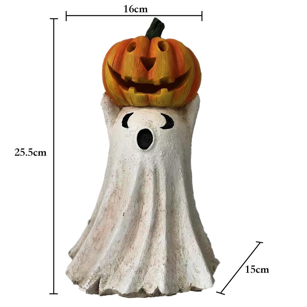 2023 Новые украшения для Хэллоуина в виде привидения KTV Bar Party & Holiday DIY Scene Decoration Светящиеся креативные украшения из смолы