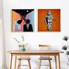 Cartoon Astronaut Robot Canvas Painting Nordic Style Living Room Bedroom Room Decorative Painting Cuadros Decoracion Dormitorio