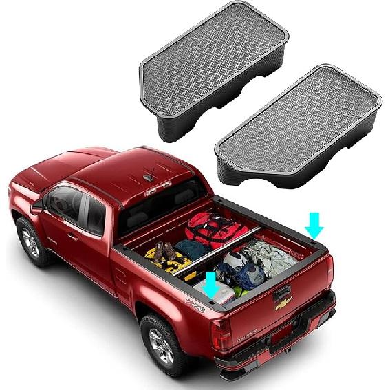 TTCR-II For GMC Sierra And Chevy Silverado Bed Rail Stake Hole Covers -2024 2025, Truck Bonneau Covers Stake Pocket Plugs For Sierra