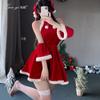 Daughter Robe Cute Princess Christmas Dress Broadcast Christmas Dress Pure Desire Suit Ladies