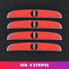 4pcsCar Door Edge Protection Anti Scratch Strip Accessories For Lincoln Aviator Navigator Continental Nautilus Flyer Corsair Q2