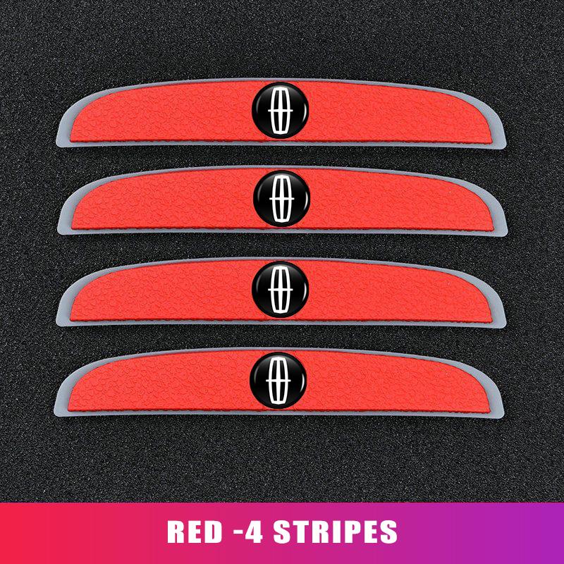 4pcsCar Door Edge Protection Anti Scratch Strip Accessories For Lincoln Aviator Navigator Continental Nautilus Flyer Corsair Q2