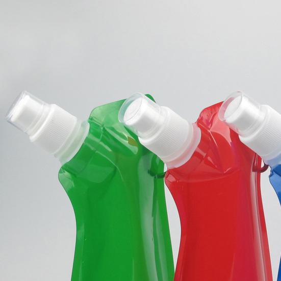 Складной мешок для воды 450 мл, пищевой класс, не содержит BPA, герметичный, легкий, гибкий, бутылка для воды, товары для кемпинга