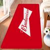 King Of Beer B-Budweiser Door Mat Kids Room Bedroom Decoration Balcony Anti-Slip Doormat Living Room Doormat Area Rug