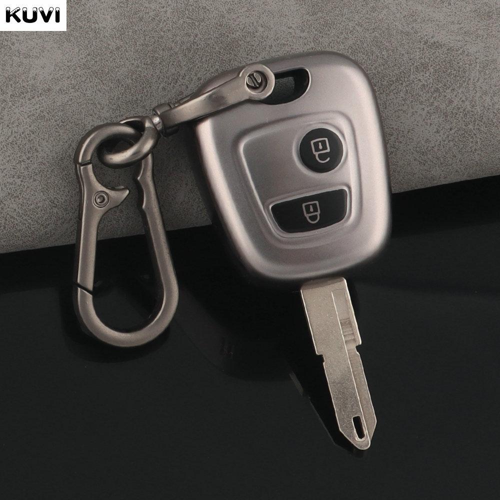 Чехол-оболочка из ТПУ для автомобильного ключа Peugeot 106 107 206 207 307 Для Citroen C1 C2 C3 C4 Xsara Picasso Для Toyota Aygo Защитный чехол для ключа