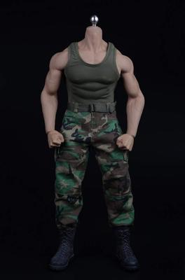 [TOYBARJAPAN] Аксессуары для фигурок масштаба 1/6 XRF XM001B Мужской боевой жилет и комплект одежды с брюками (Тело и голова в комплект не входят.)