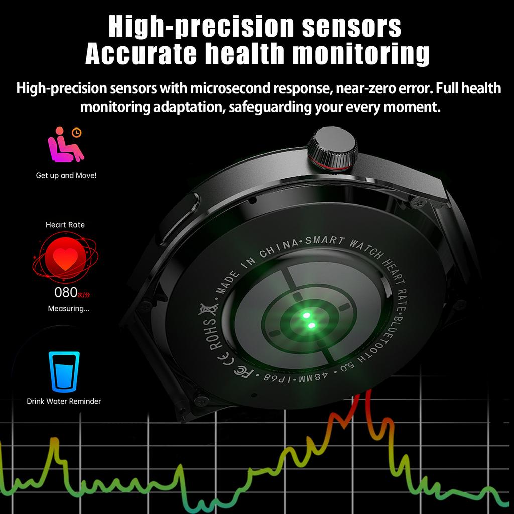 Новые Умные Часы Watch 4 Pro NFC GPS Мужские 1,53-дюймовый AMOLED Дисплей 100+ Спортивных Режимов Bluetooth Звонки Высококлассные Умные Часы Мужские