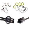 1 To 2/3/4/5/6/7 Splitter Connector For EL Wire Electroluminescent Light Conected With Inverter Cable LED Neon Light Wiring