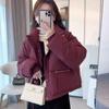 Women's Winter Jacket Cotton-padded Clothes Korean Stand Collar Thicken Short Bread Jacket Women Coat Tops