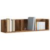 VidaXL Wall-mounted CD Rack Old Wood 75x18x18 Cm Engineered Wood, Wall-mounted CD Shelf, Wall-mounted CD Cabinet, Shelf 855948
