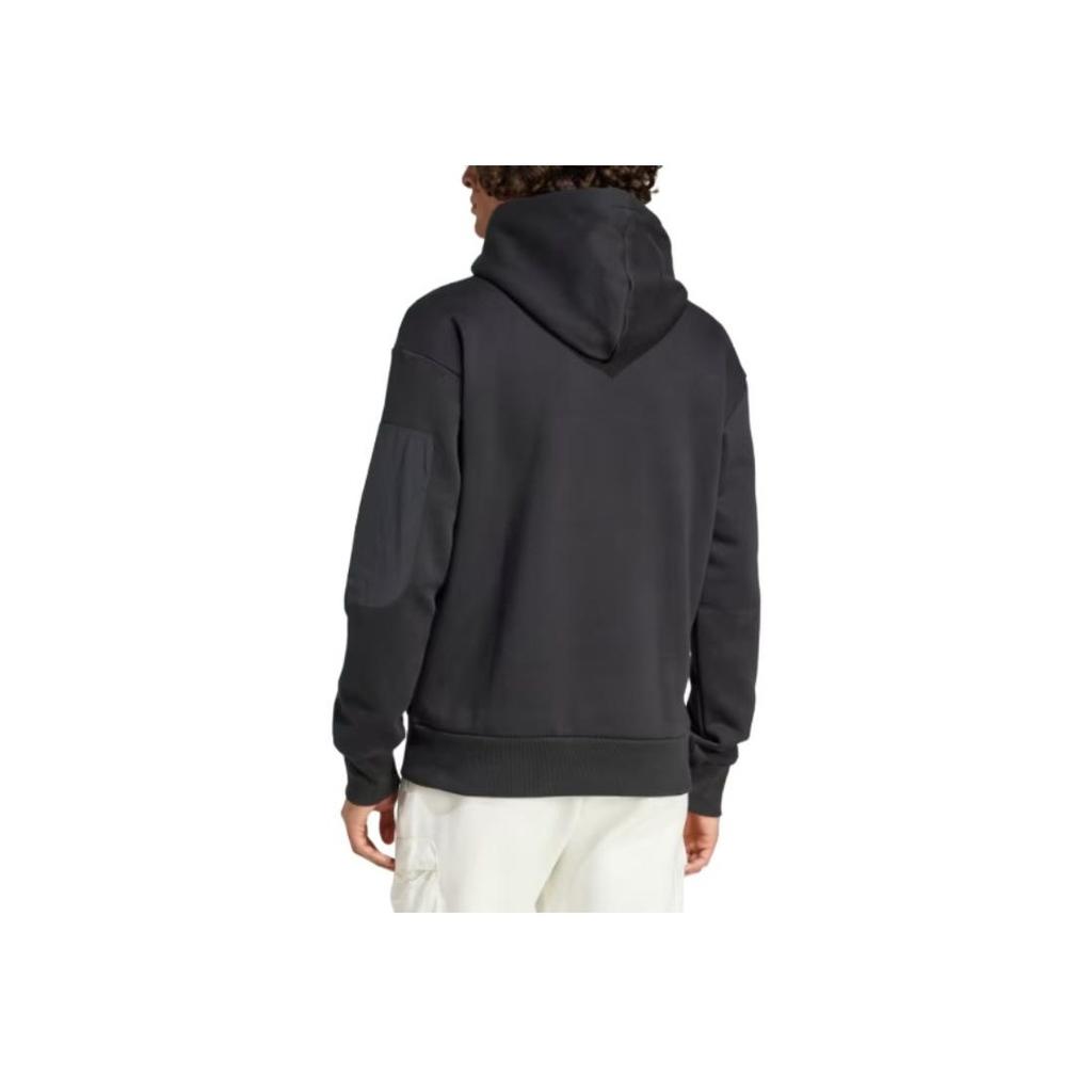 adidas Толстовка с капюшоном City Escape из флиса для мужчин, черная IY1501