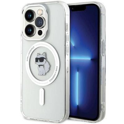 Karl Lagerfeld Klhmp14Lhfccnot Iphone 14 Pro 6.1 Прозрачный/Транспарентный Жесткий Чехол Iml Choupette Magsafe