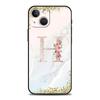 Цветы Буква Чехол для телефона Для iPhone 17 16 15 Pro Max 11 12 13 14 7 8 Plus SE 2020 X XR XS Чехол Мягкий Черный