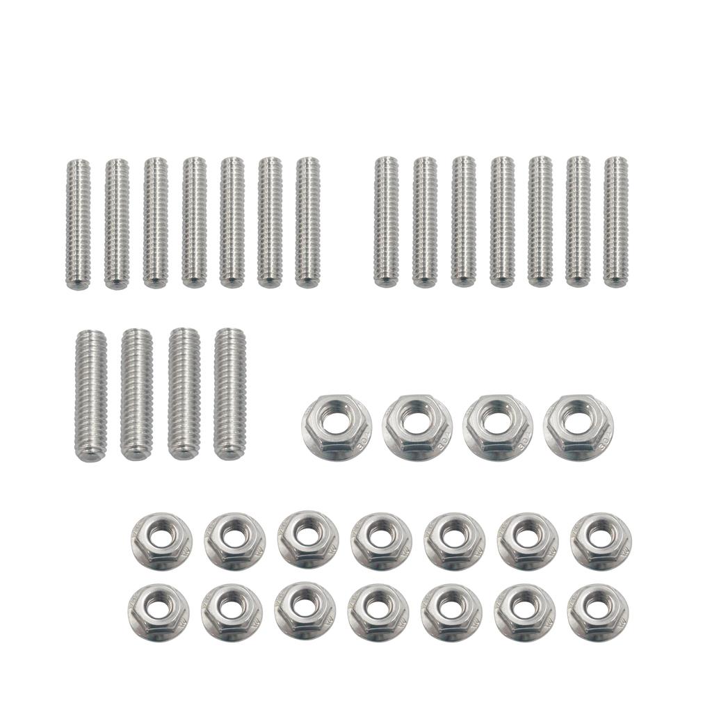 SBC OIL PAN STUD KIT BOLTS STAINLESS STEEL KIT Replacement for CHEVY 283 327 350 400 SMALL BLOCK