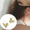 Metal Texture Gift For Women Gold Silver Color Jewelry Dangle Earring Hoop Earrings Drop Earrings