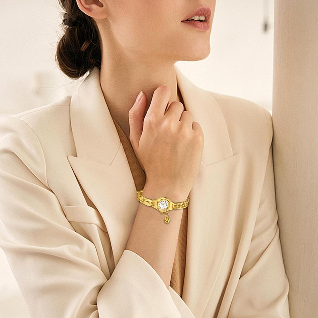 Watch Heart Bracelet Analog Waterproof Antique Gold Casual Business Fashion Watch Accessories Birthday Anniversary Day Christmas Day Present Women's