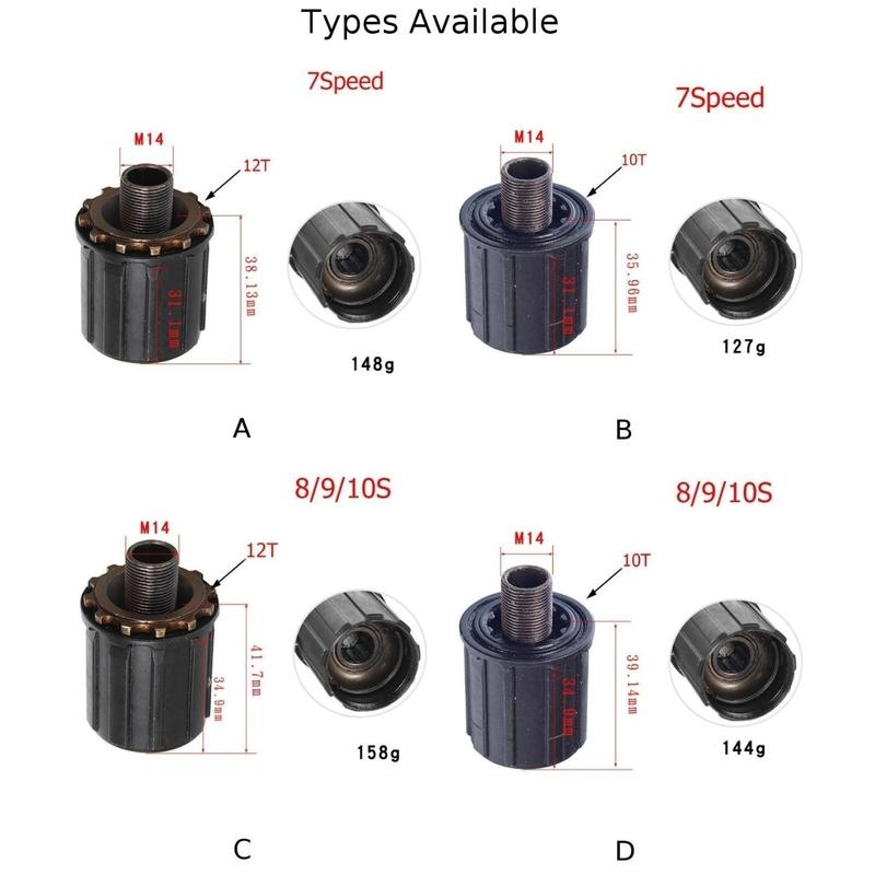 Freehub (барабан) на 7/8/9/10 скоростей для втулок RM30 RM40 RM60 Запчасть для велосипедной втулки Стальной материал Подходит для нескольких скоростей