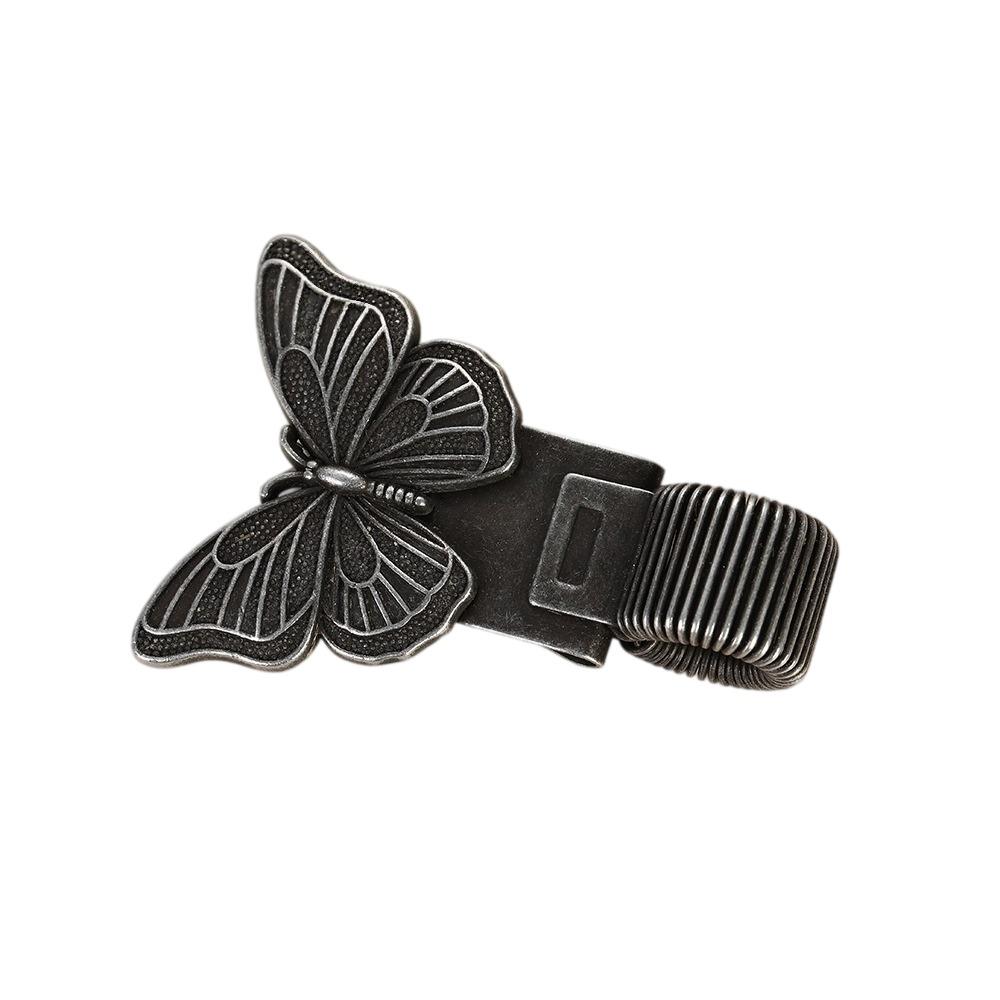 Creative Butterfly Rhinoceros Beetle Pen Clip Vintage Notebook Pen Holder Notebook Accessory