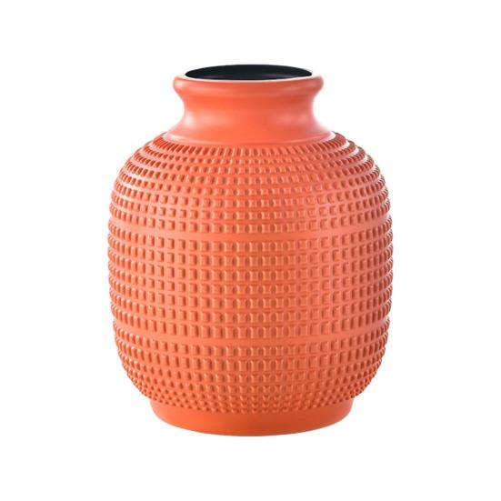 Plastic Flower Vase Indoor Outdoor Modern Real Dried Flower Holder Floral Arrangement Container Living Room Bedroom Table Centerpiece Decoration