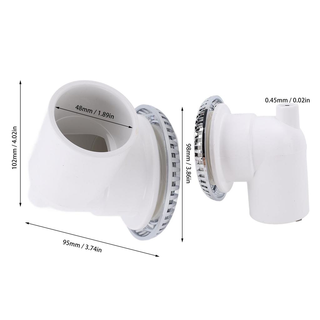 Сливной клапан для отсоса воды из ПВХ Массажная ванна Отсос воды для спа-ванны Бассейн с горячим источником