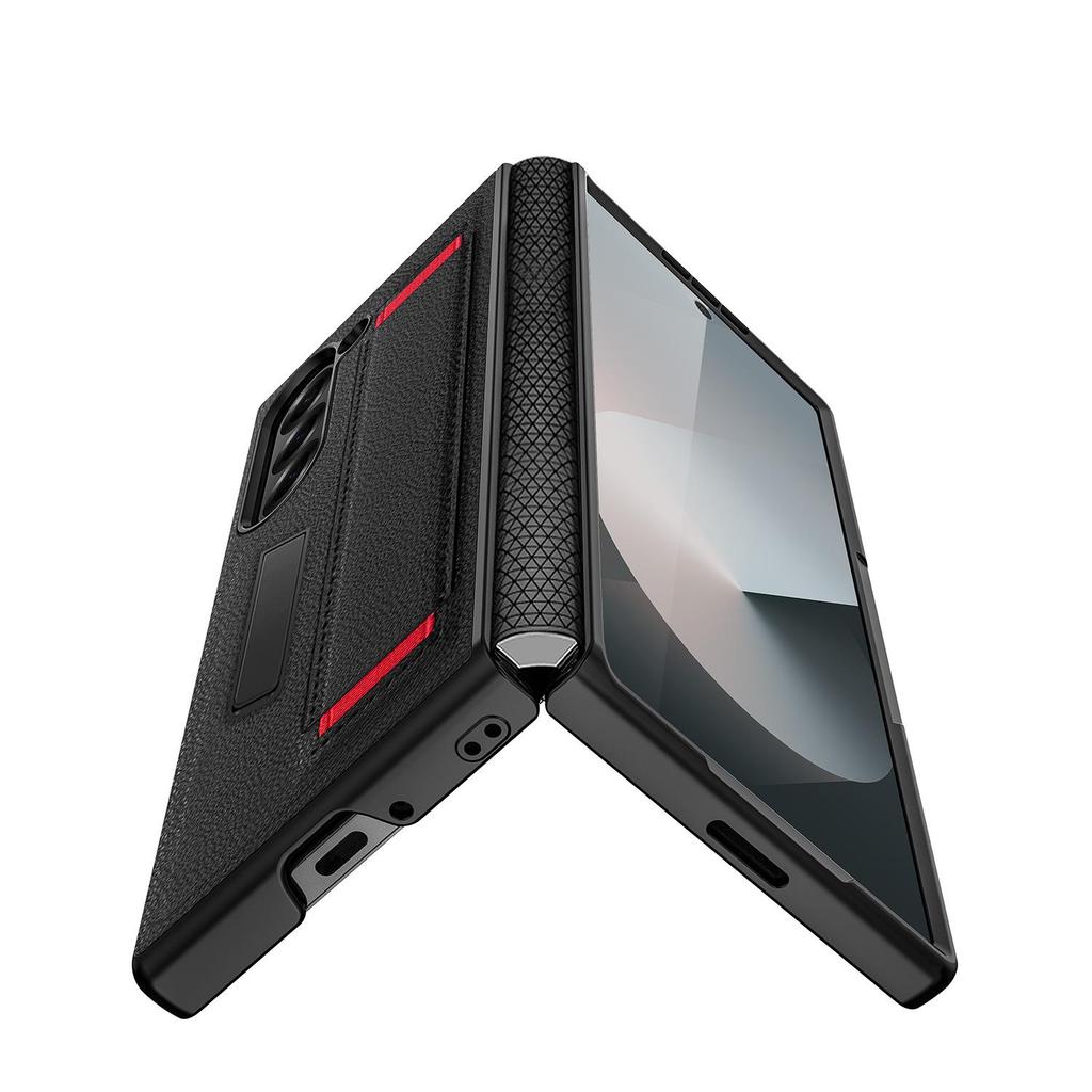 Защитный чехол для Samsung Fold6/Fold5 с ремешком на запястье и пленкой на шарнир