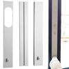 2/3Pcs Well-sealed Window Slide Kit Plate Adapter Portable Air Conditioner