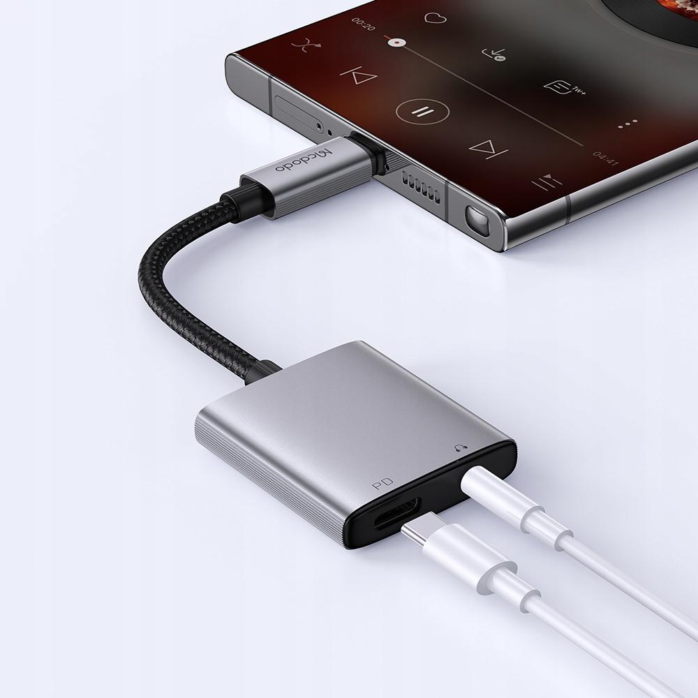 Mcdodo Usb-C Mini Jack 3.5Mm Adapter Aux Cable For Samsung Dac