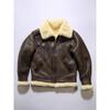 2024 Winter Fashion Man Genuine Sheepskin Lambskin Leather Natural Real Shearling Jacket Wool Liner Vintage Motorcyclist XXXXXL