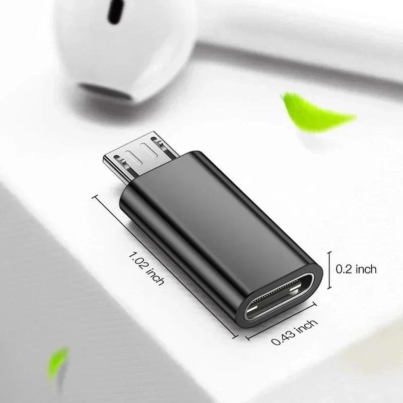 HdoorLink 2A Быстрая зарядка USB Type C «мама» на Micro USB «папа» Разъем адаптера Type-C на Mini USB 2.0 Адаптер зарядного устройства для конвертера телефона Android