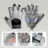 Дышащие перчатки для тренировок для мужчин и женщин, нескользящие перчатки для поднятия тяжестей, тренировок в спортзале, езды на велосипеде, перчатки для фитнеса с полупальцами