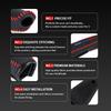 AAAPR1 Car Handbrake Cover Hand Sewn Protective Gear Shift Lever Sleeve For BMW Performance E91 X5 E70 F11 E30 F31 X3 F25 F32 x7