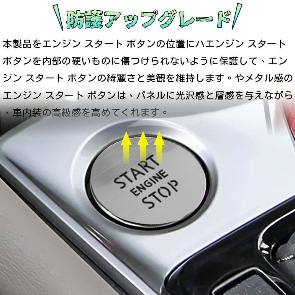 Bmolpt Накладка на кнопку запуска двигателя Совместима с Mitsubishi New Delica Mini (ДЕЛИКА МИНИ) Б34А/Б35А/Б37А/Б38А
