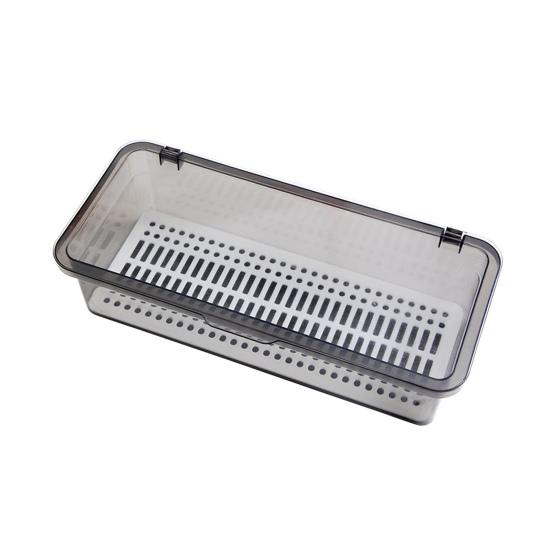 Прозрачный органайзер для палочек для еды, пищевой класс, полипропилен, экономия места, ящик для столовых приборов, лоток для кухни, гаджет