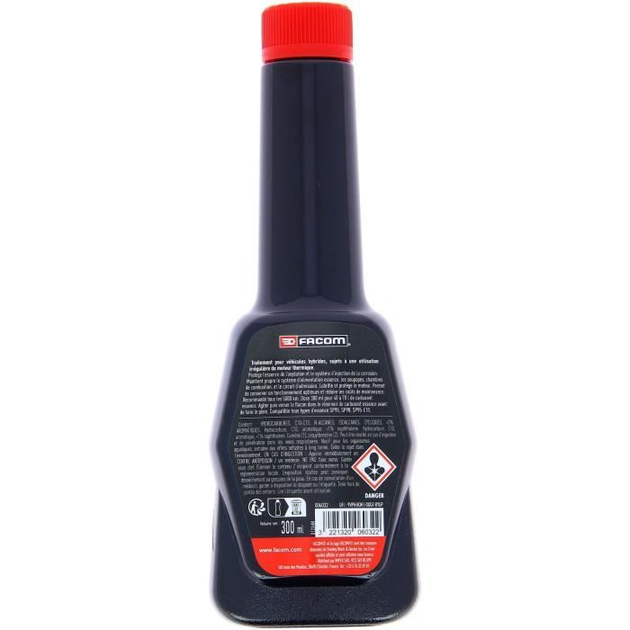 Traitement essence véhicules hybride 300mL - FACOM - Nettoie &amp; protege le circuit d'injection