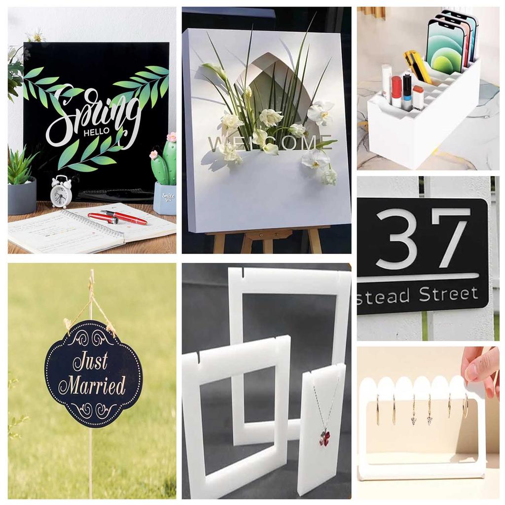 1 шт. Лист полипропилена Жесткая пластиковая панель, Конструкционный пластик Легкая ПП панель для резки, DIY, Водяной бак, Белый, Черный 200x300 мм