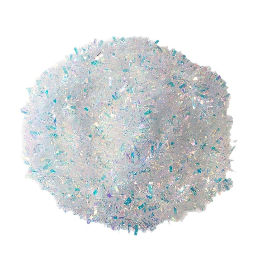 Цветные полоски Рождественская блестящая гирлянда DIY Лента для украшения рождественской елки для домашнего декора