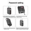 New TSA 3 Digit Combination Lock Anti-theft Lightweight Customs Password Lock Security Tool Wire Rope Padlock Travel