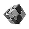 EN71 CPC Мини-кубик-головоломка 2x2x2 из металла, антистресс, бесконечный флип, сенсорные игрушки, креативные рождественские подарки для детей
