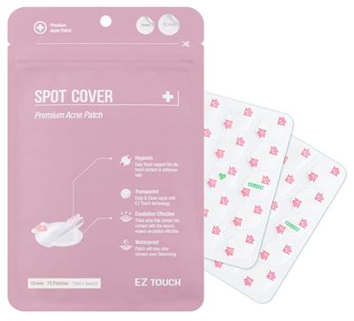 Easy Touch Spot Spot Patches Covers, 10 мм, 75 штук, EZT02-POT_75